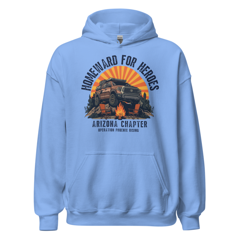 Arizona Chapter Unisex Hoodie – XL, Carolina Blue