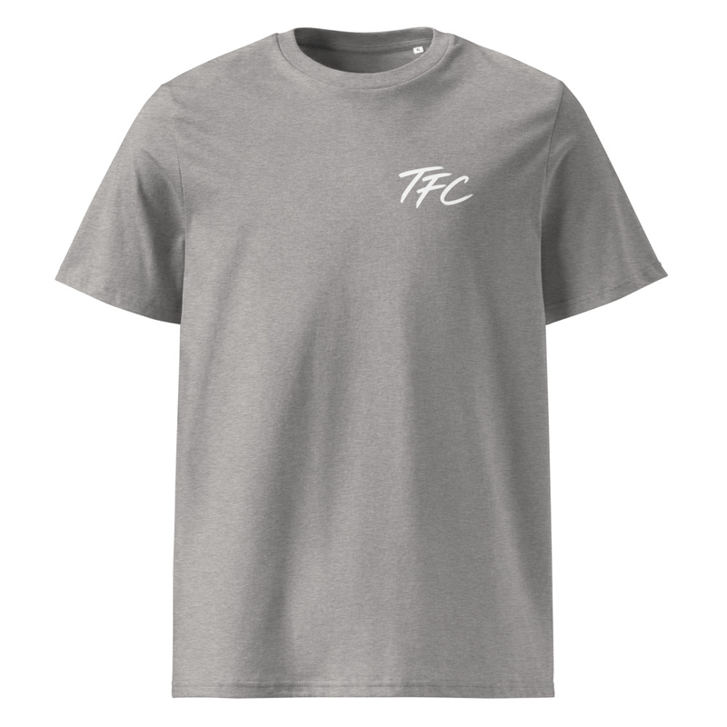 TFC Unisex Organic Cotton T-Shirt – L, Heather Grey