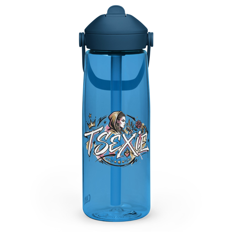 T Sexie Flip Straw Water Bottle