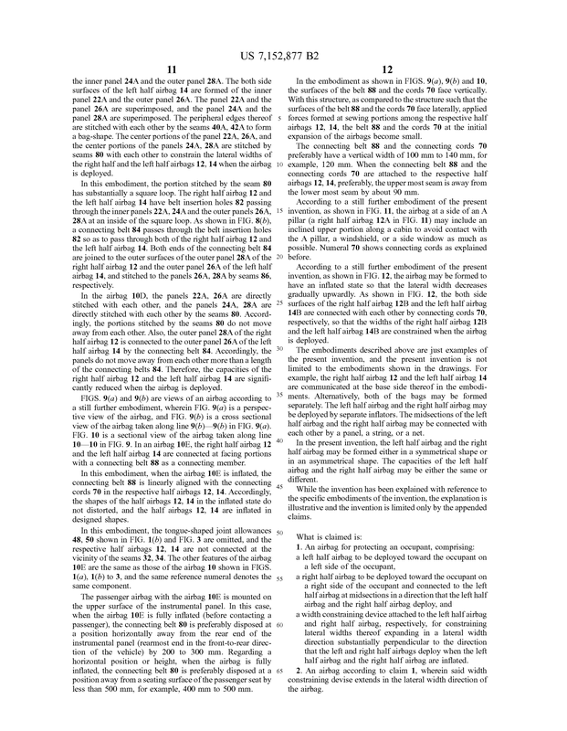 Patent US7152877 - Safety Unfolds in Split Seconds - default