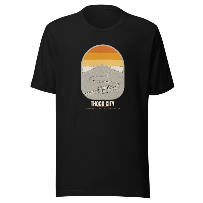 Thock City Tee mockup