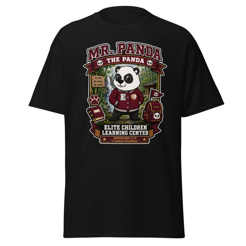 (Adult Size) Mr. Panda – S, Black