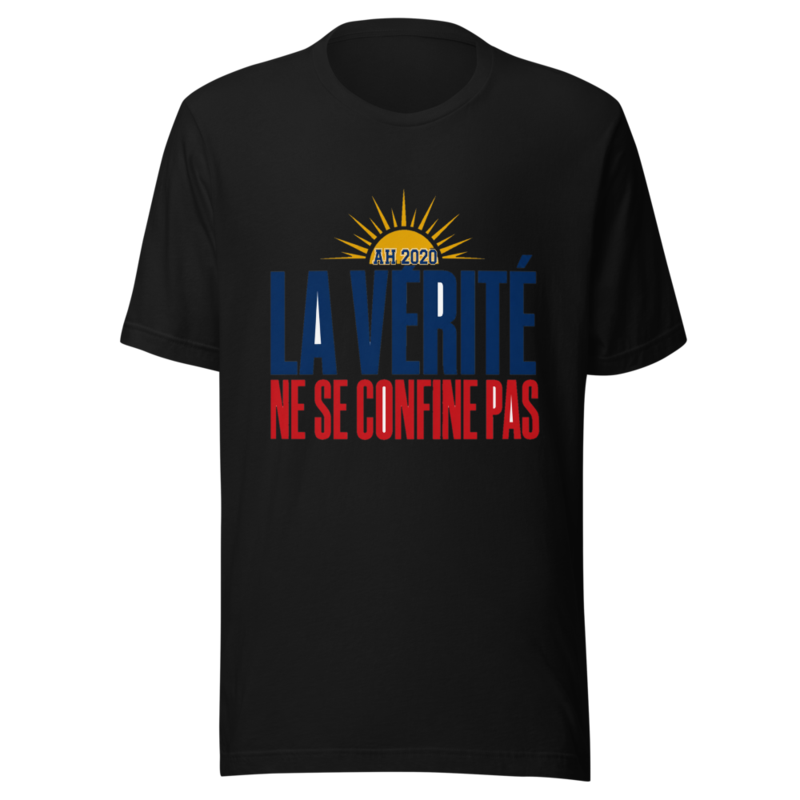 Visuel du produit T-shirt LA VERITE NE SE CONFINE PAS