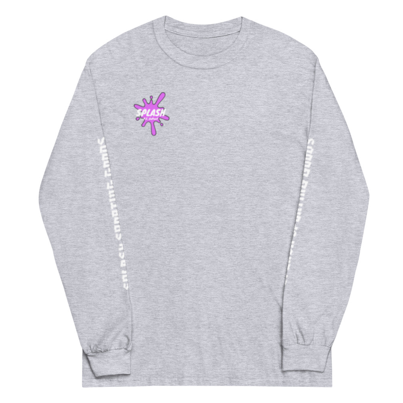 Splash Unisex Long Sleeve Shirt – S, Sport Grey