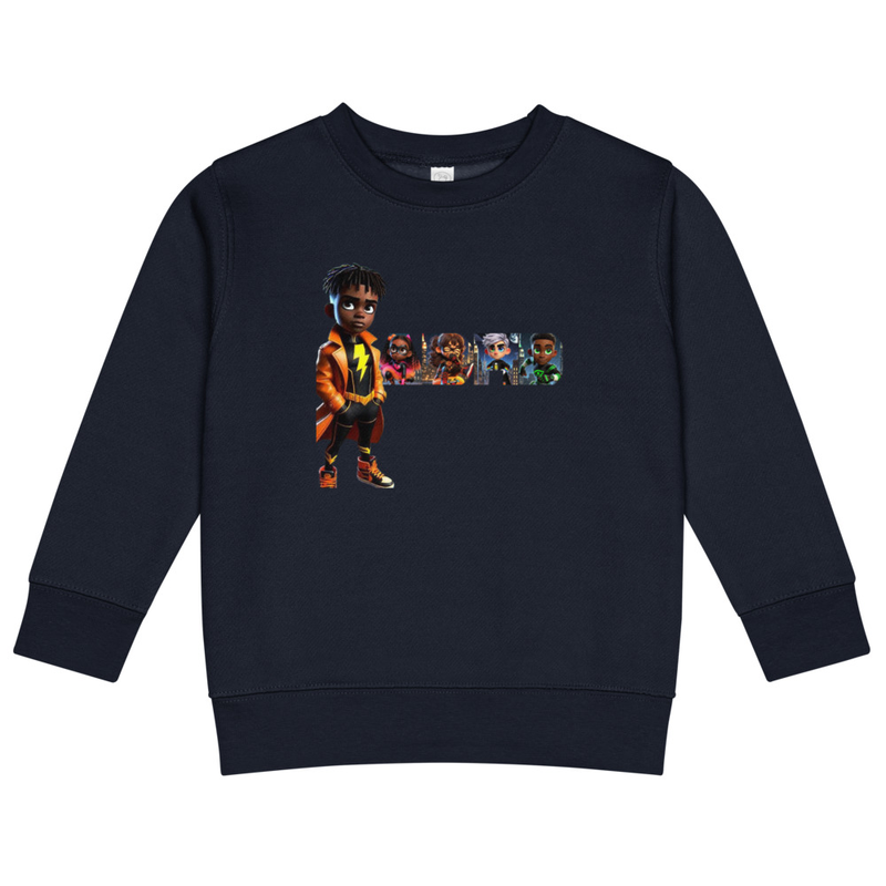 ADHD Kids crew neck sweatshirt – 7, Navy