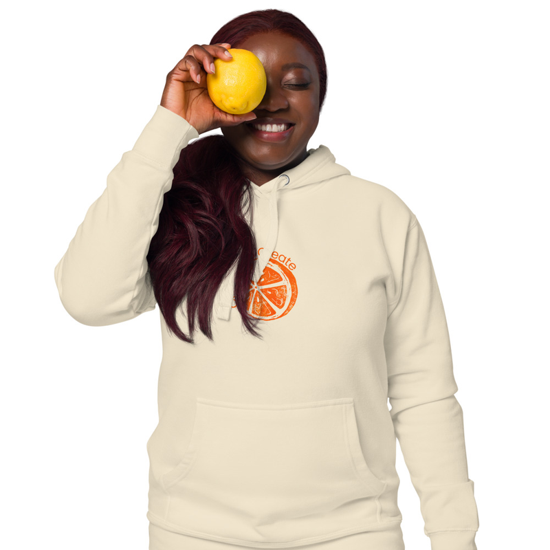 Sacral Chakra Unisex Hoodie – XL, Bone