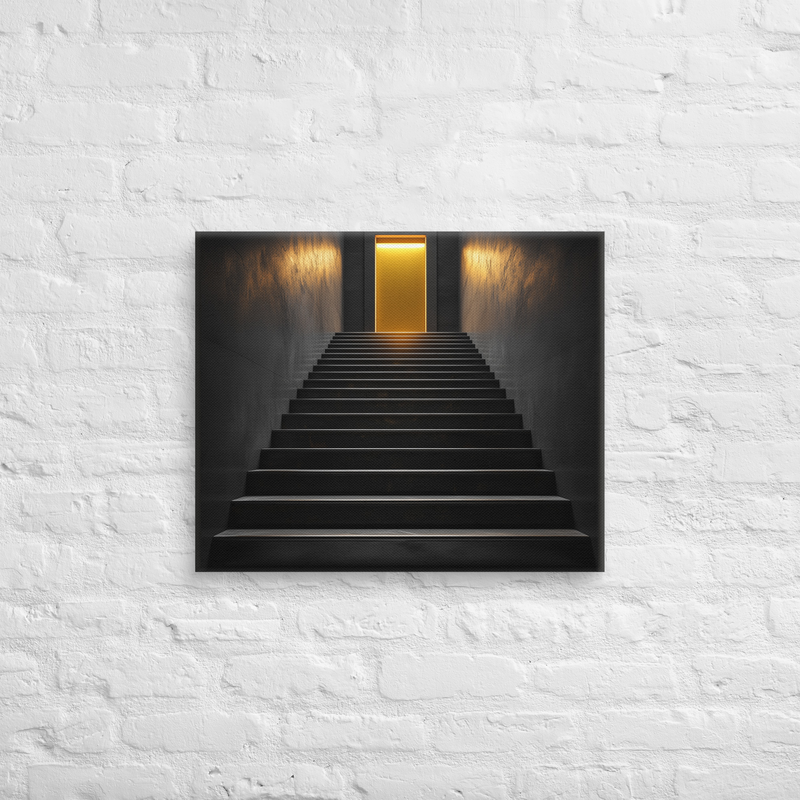 Stairway to Success on Canvas | Wall Art