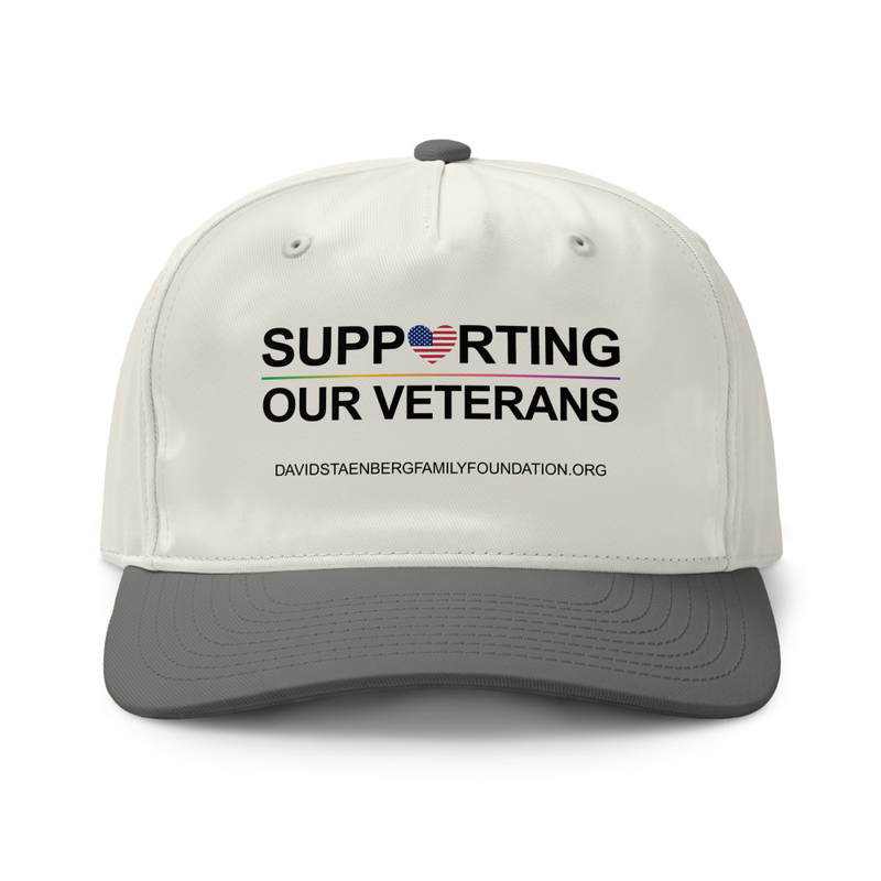 Class two-tone cap | Veteran's Day v1 – One size, Natural / Shadow