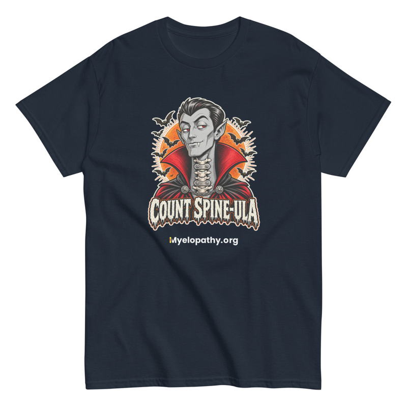 Count Spine-Ula Unisex T – XL, Navy