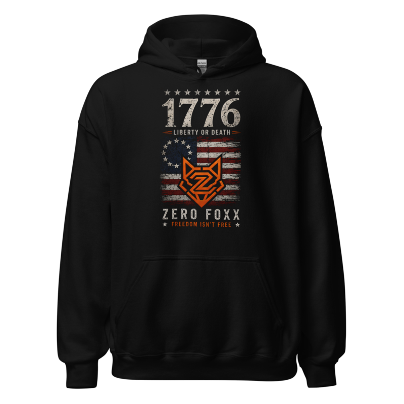 1776 — Liberty or Death | Hoodie — Black / S