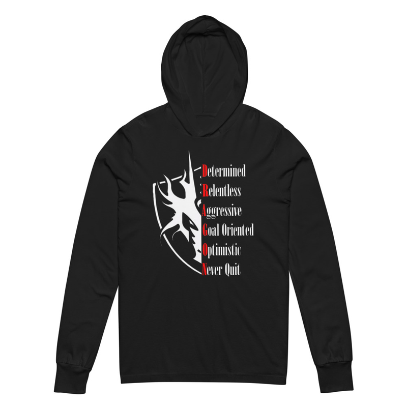 Hooded long-sleeve tee