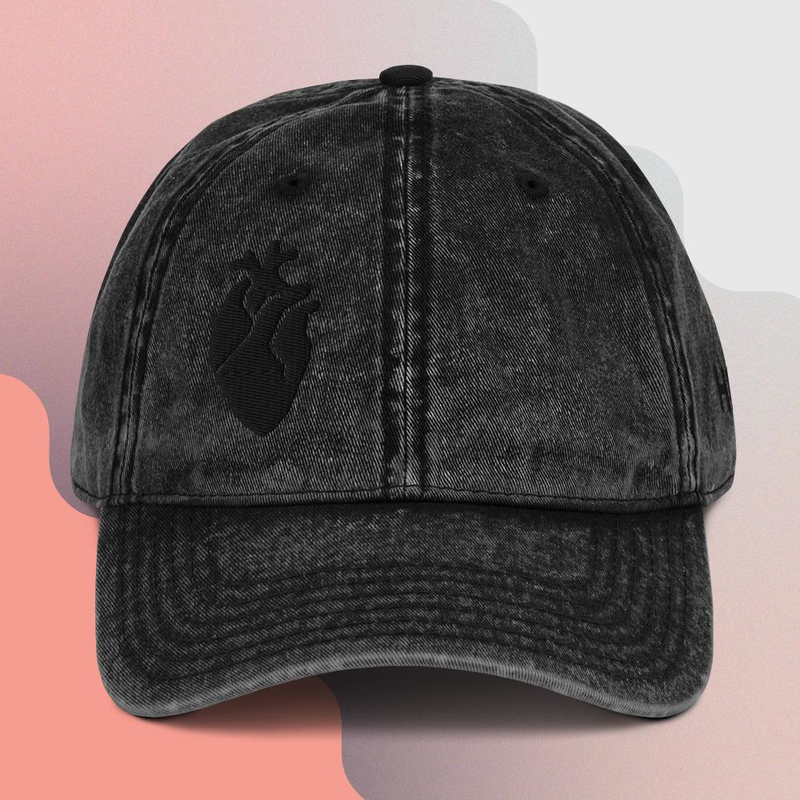 HEART Vintage Cotton Twill Cap