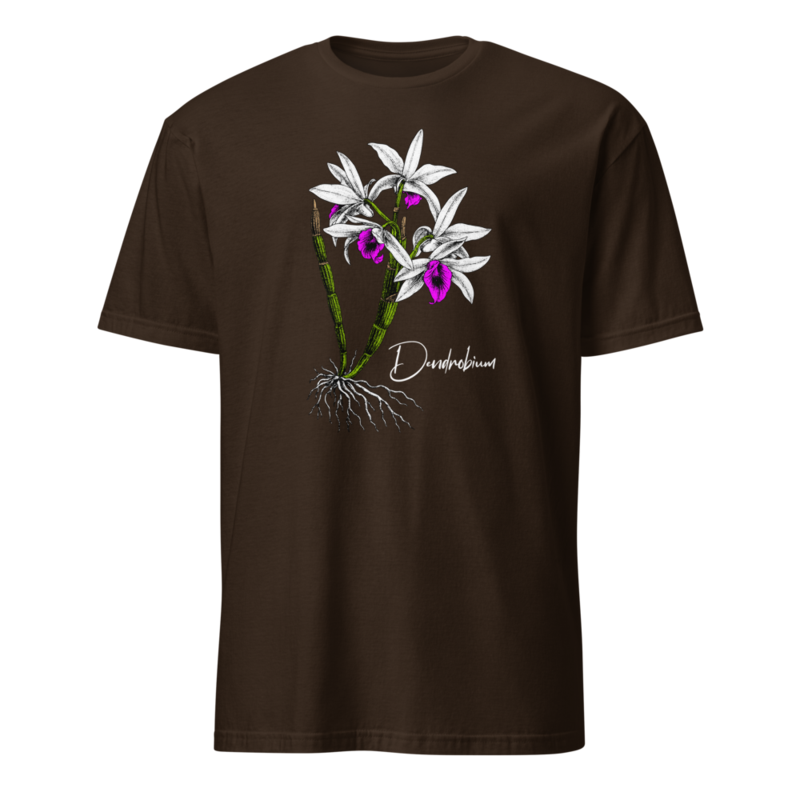 Dendrobium v1 Shirt – S, Dark Chocolate