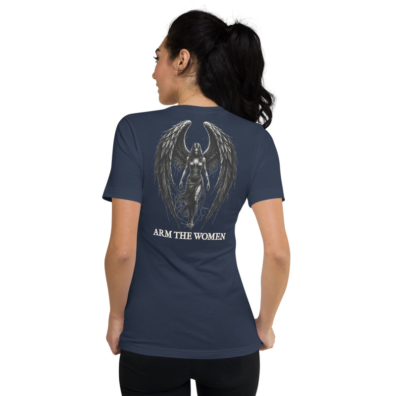 Dark Angel V-Neck T-shirt – XS, Navy