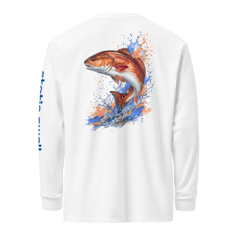 Garment-dyed heavyweight long-sleeve shirt