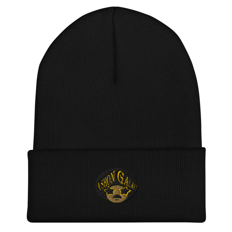 A'shon Galaxy Logo Cuffed Beanie