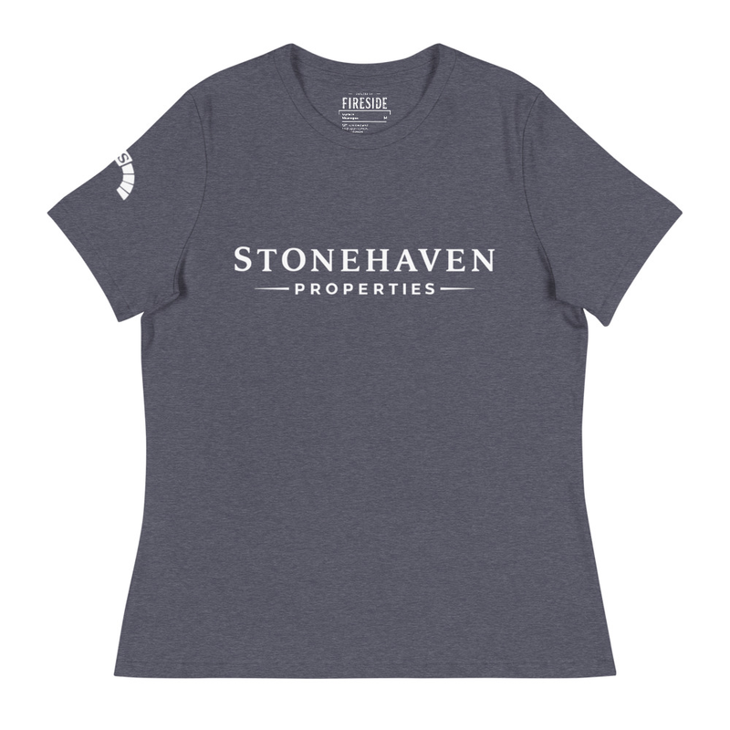 Branded Stonehaven - Women's Relaxed T-Shirt – XL, Heather Navy