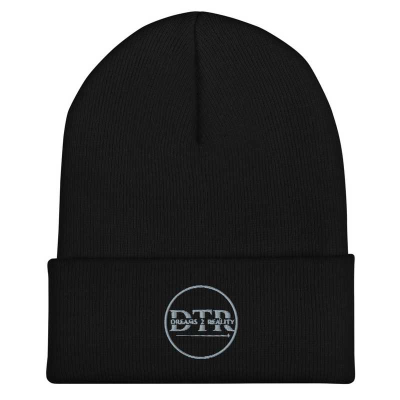 DTR Cuffed Toque/Beanie Grey Logo