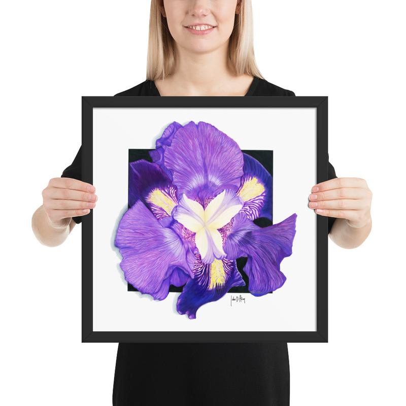 Purple Haze Framed Print – Image 10