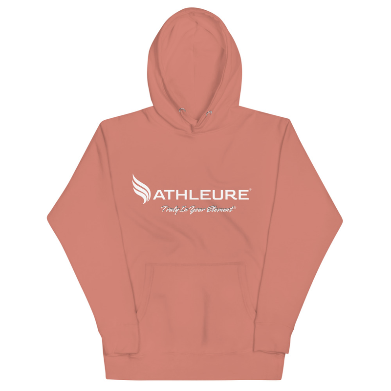 ATHLEURE® - Unisex Hoodie – L, Dusty Rose