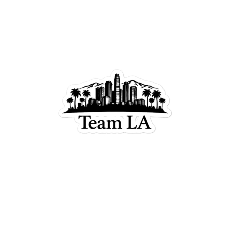Bubble-free stickers Team LA