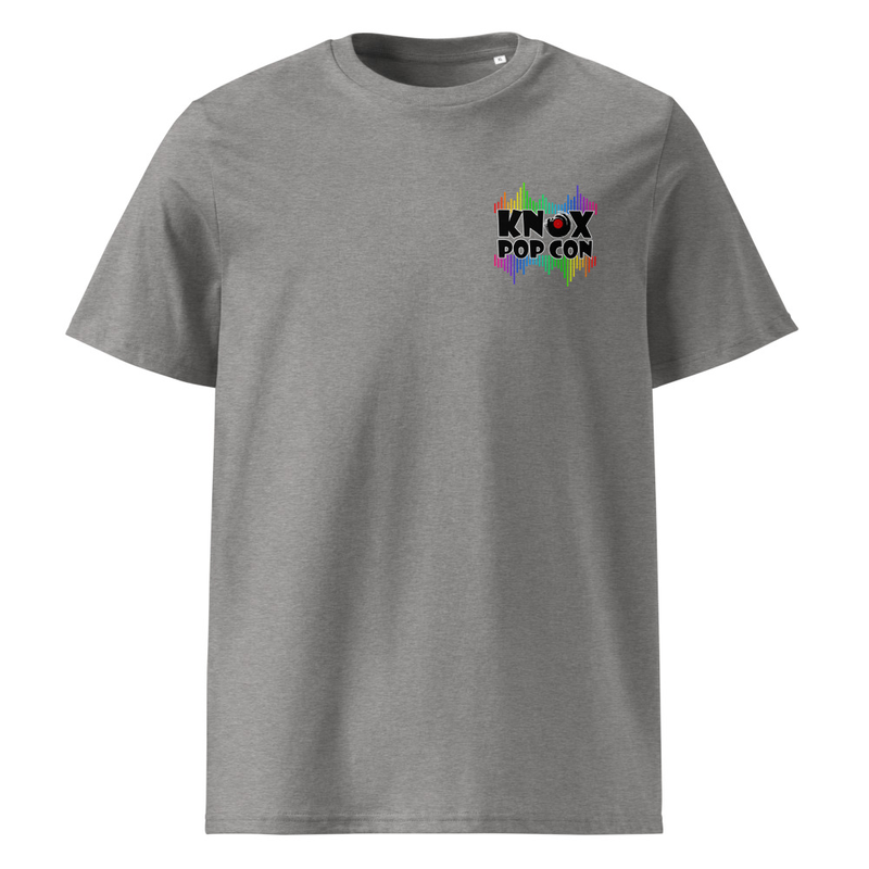 Knox Pop Con Logo Unisex organic ribbed neck t-shirt