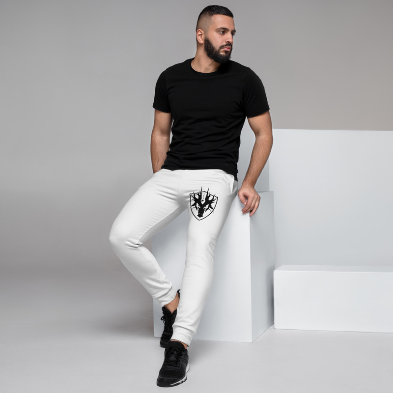 Men's Dragon Joggers White