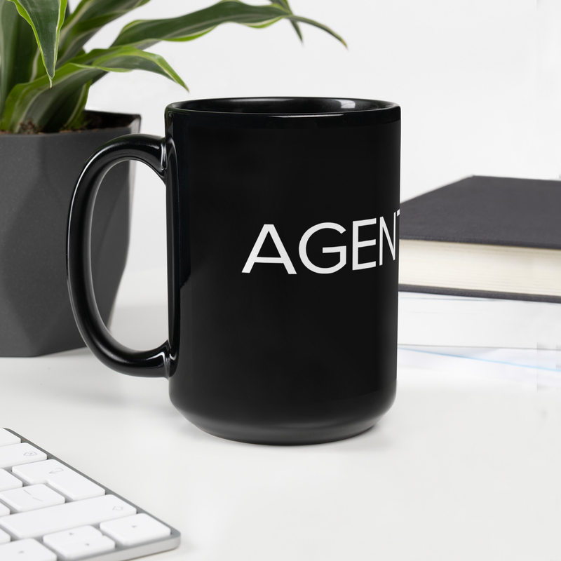 Agent To CEO Mastermind Black Glossy Mug – 15 oz, Black