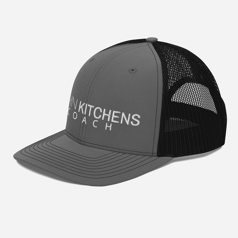 John Kitchens Coach Trucker Cap – One size, Charcoal/Black