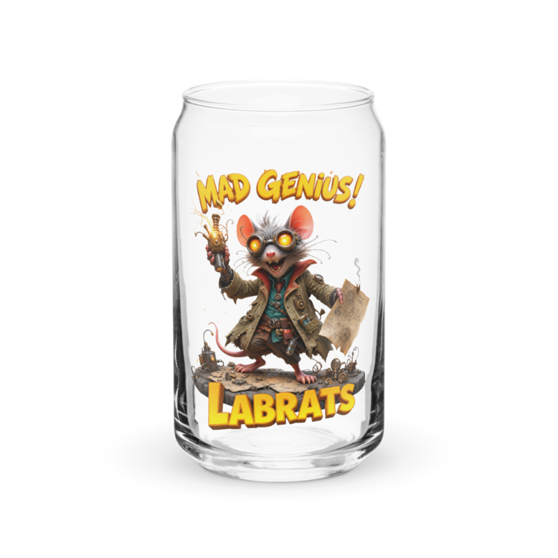 Dr Ignatius Crank Mad Genius 16oz Can Glass