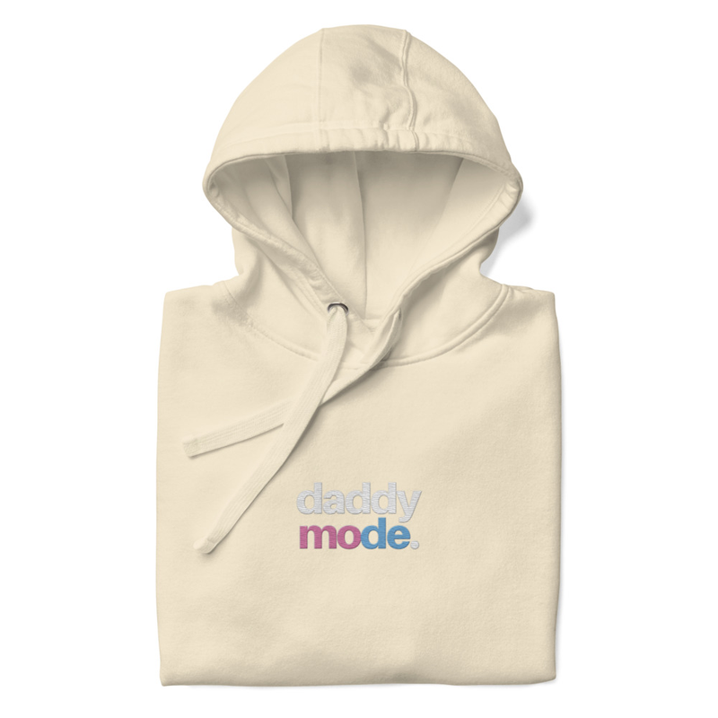 Daddy Mode Essential Hoodie - Bone