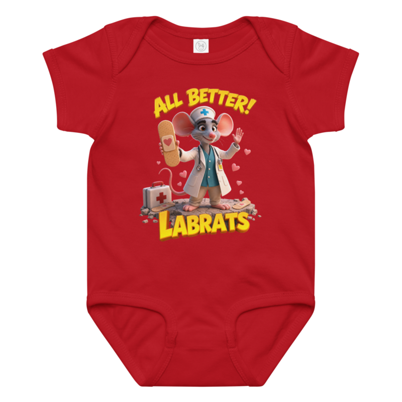 Patchy Paws All Better Baby Grow