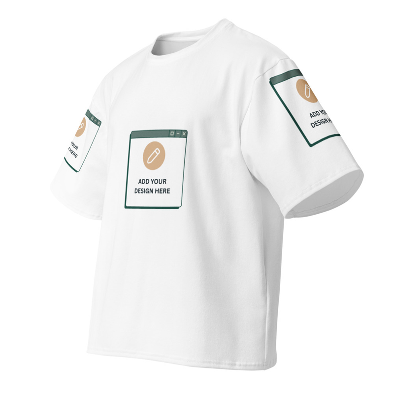 Oversized cotton t-shirt / 2XS