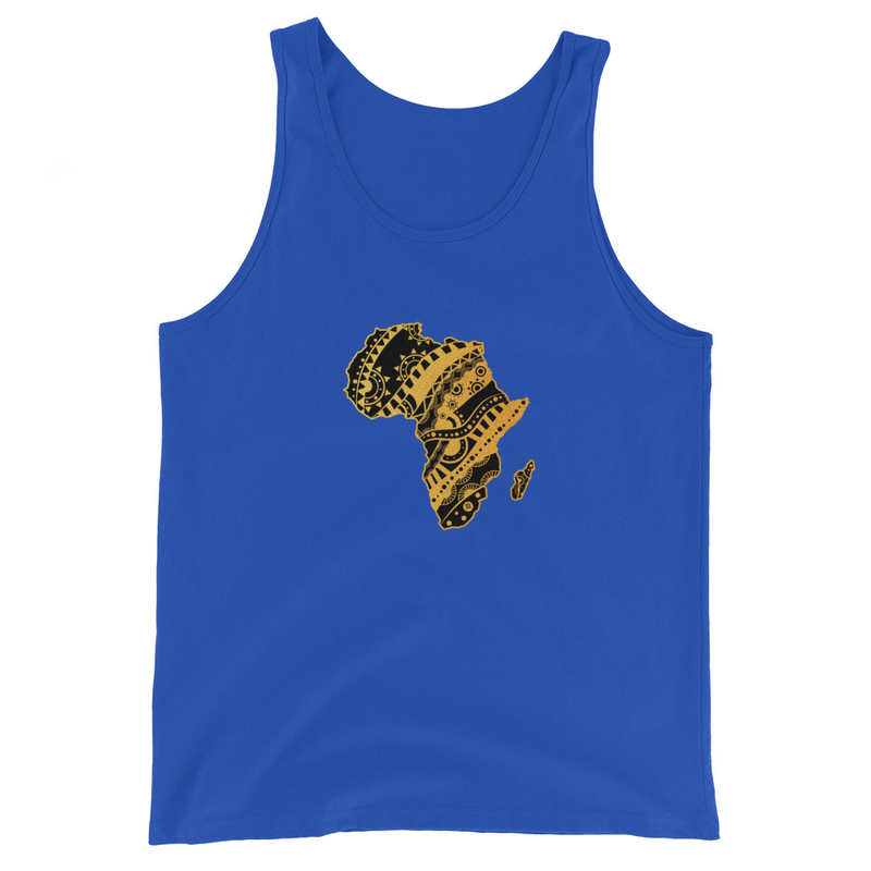 Golden Afrikin Unisex Tank Top
