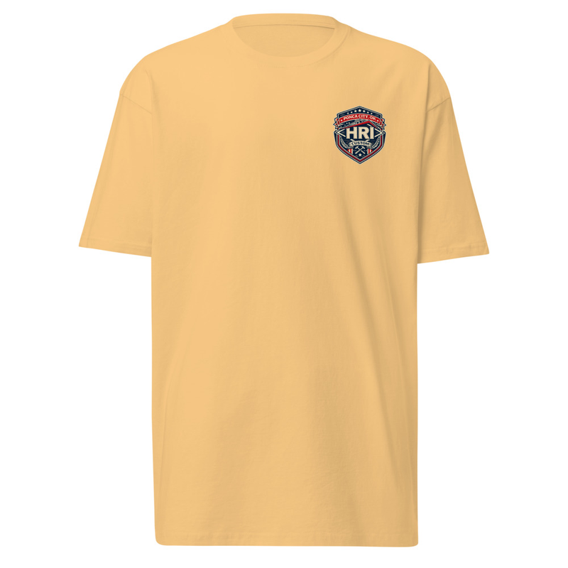 HRI Custom Premium Heavyweight Tee – XL, Vintage Gold