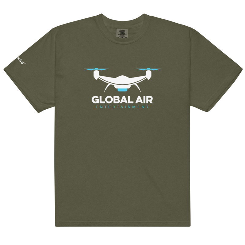 Unisex garment-dyed heavyweight t-shirt – S, Sage