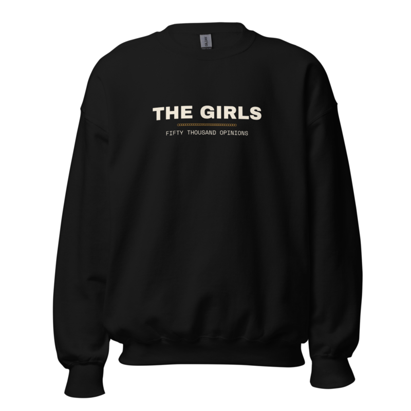 THE GIRLS Crewneck mockup