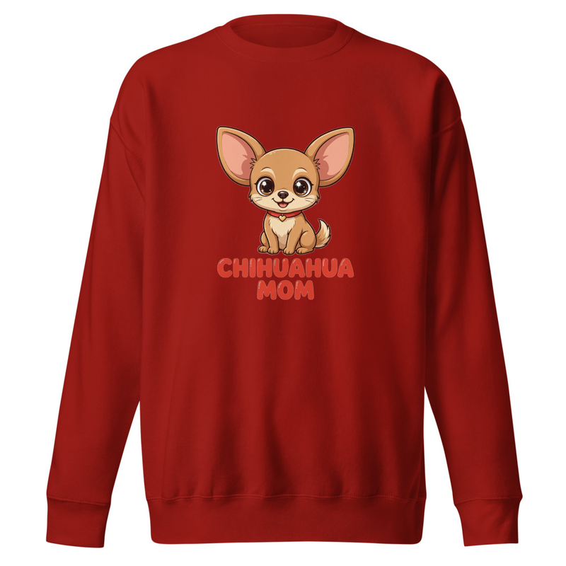 Unisex Premium Sweatshirt Chihuahua Mom – view 4