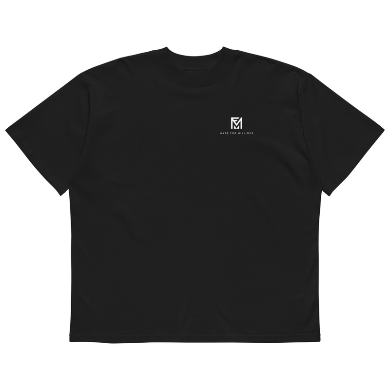 The Made For Millions® Minimalist Oversized Tee (Unisex) Black – S, Black
