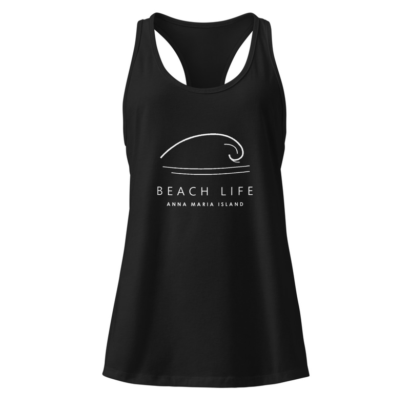 Women’s Beach Life fitted racerback tank top