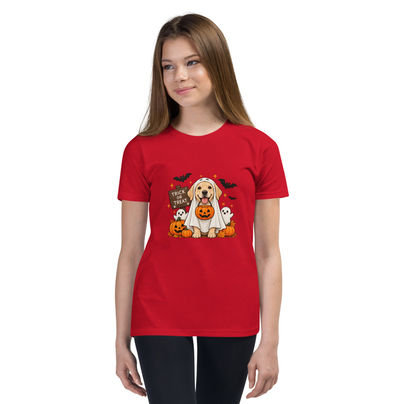 Halloween T-Shirt Cute Ghost Labrador Pumpkin Halloween Dog Shirt