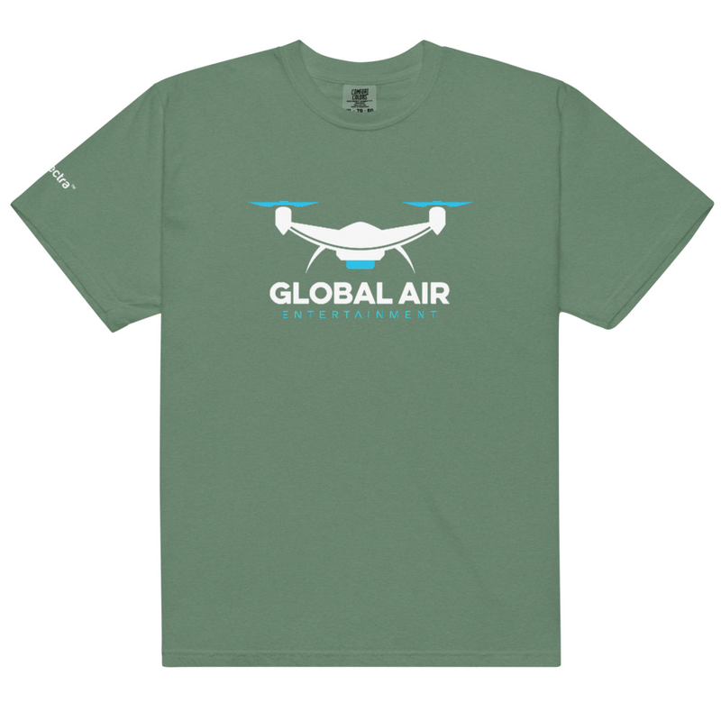 Unisex garment-dyed heavyweight t-shirt – XL, Light Green