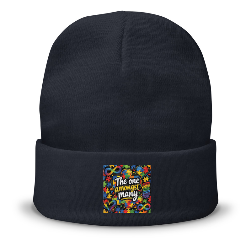 12" Cuffed Knit Beanie – One size, Navy