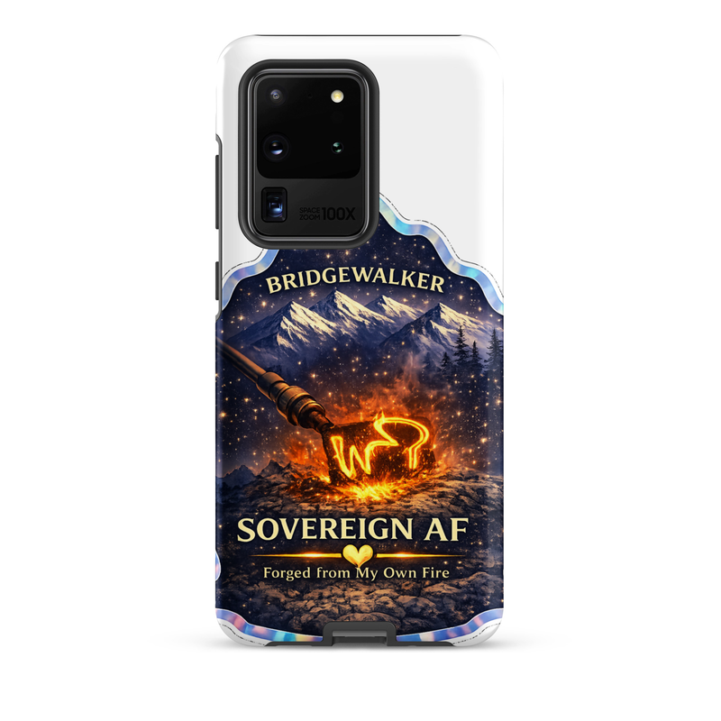 "Sovereign AF – Forged from My Own Fire" Tough case for Samsung® – Samsung Galaxy S20 Ultra, Matte