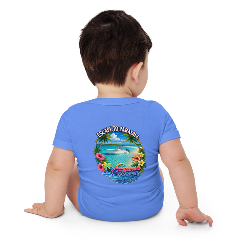 Escape to Paradise Baby short sleeve one piece