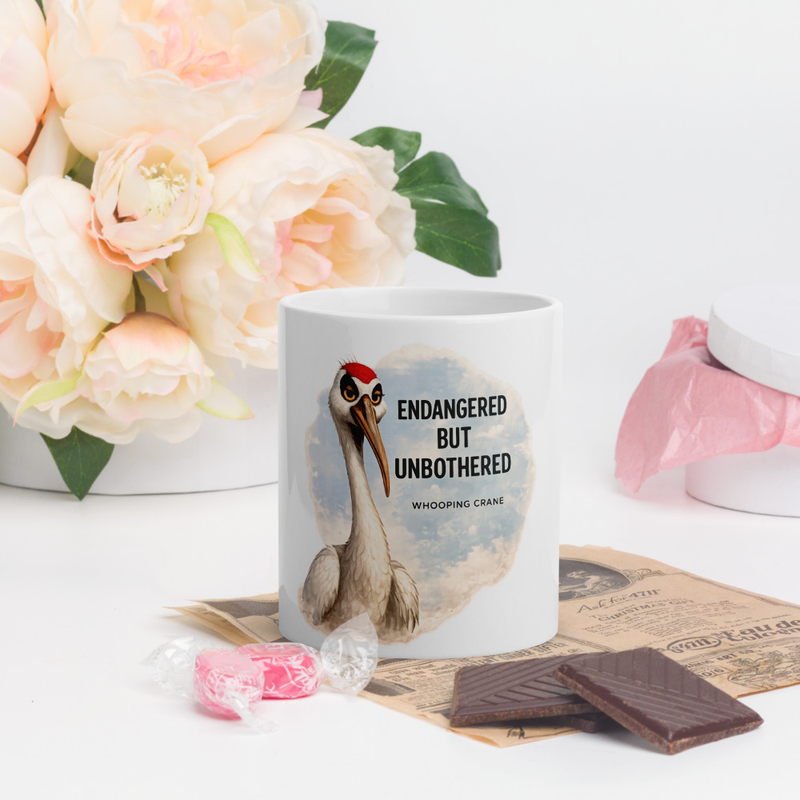 Mug Whooping Crane