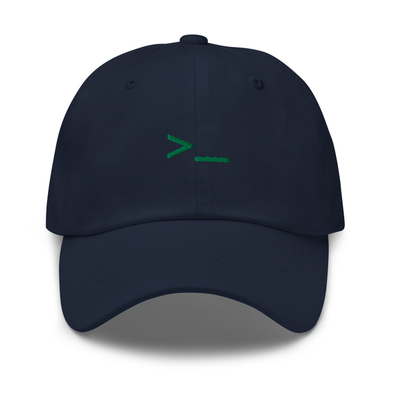 The Terminal Prompt Embroidered Cap