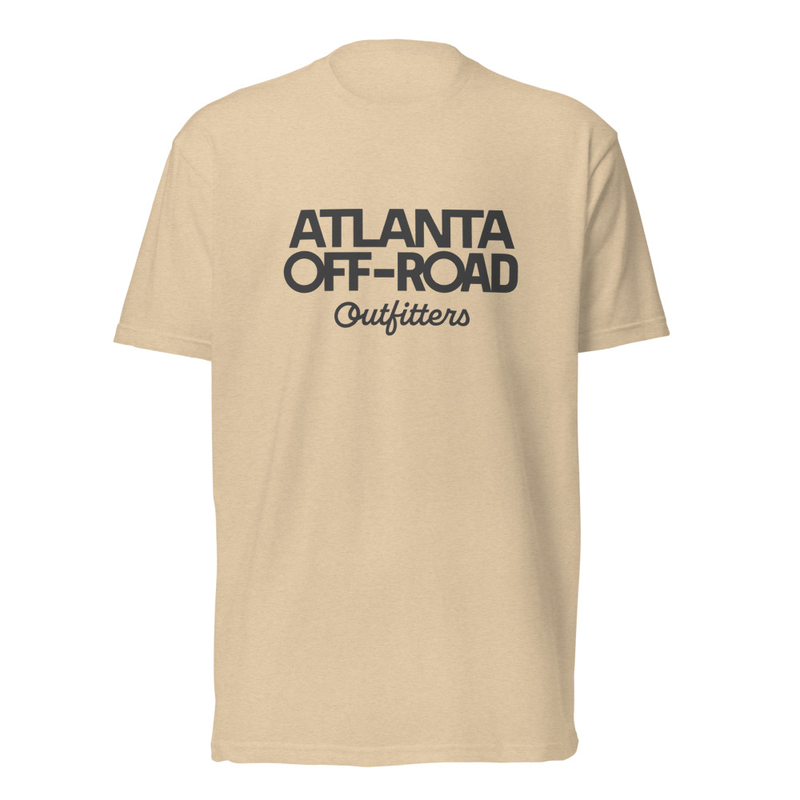 Wordmark Front T-Shirt (Brand Mark Rear) - ROAD / BLACK LOGO – Image 5