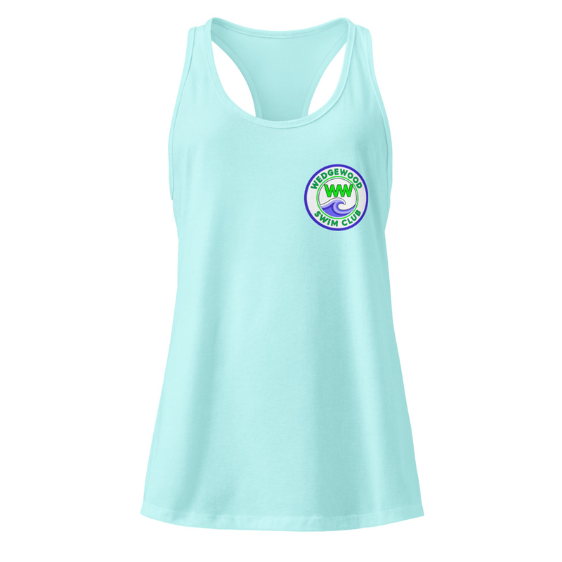 Women’s fitted racerback tank top small design