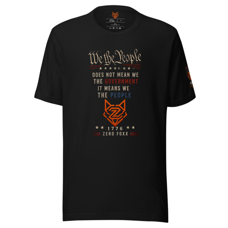 We the People — Means We the People | Tee — Black / XS